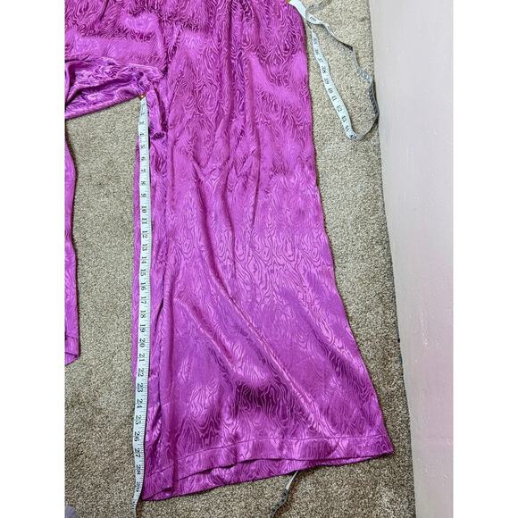 NWT Eloquii Wide Leg Pants Size 18 Pleated Lightweight Abstract Print Pink - Picture 11 of 11